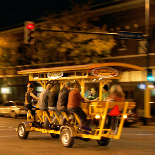 The Pedal Pub is defintely going places!