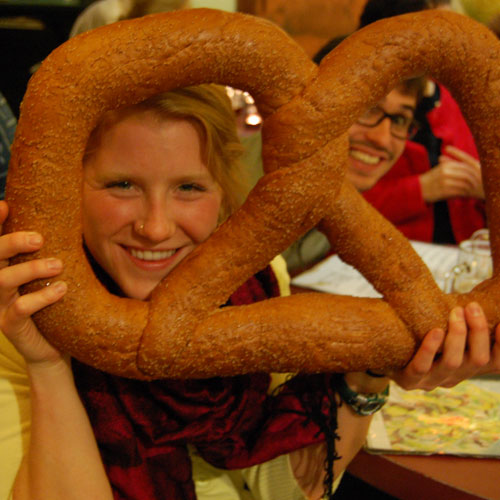 The return of the giant pretzel!