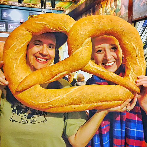 Giant pretzel!