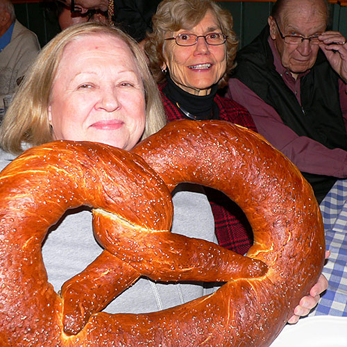 Look at the size of that pretzel!